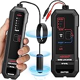 NOYAFA Underground Wire Locator, Underground Cable Locator for Pet Fence | Buried Sprinkler Valve, Electrical Wire Tracer Cable Tester for Locating Irrigation Tone Generator Kit