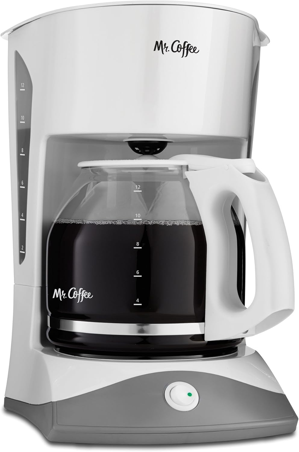Mr. Coffee 12-Cup Manual Coffee Maker, White (Renewed)