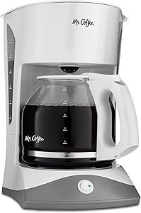 Mr. Coffee 12-Cup Manual Coffee Maker, White (Renewed)