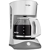 Mr. Coffee 12-Cup Manual Coffee Maker, White