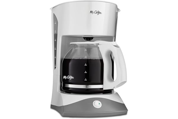 Mr. Coffee 12-Cup Manual Coffee Maker, White