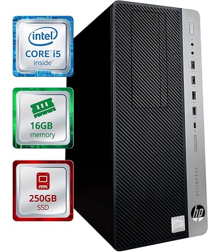 HP ProDesk 600 G3 SFF Desktop PC, Intel Core i5-7500 up to 3.80