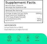 LOVE LIFE SUPPLEMENTS Ginkgo Biloba Capsules High Strength 15,000mg 60 Servings view 2