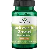 Swanson Lactobacillus Gasseri Probiotic for Adults, 60 Vegan Capsules | Digestive probiotics for gut health, 3 billion CFU, probiotics for women and men, no refrigeration, acid-resistant