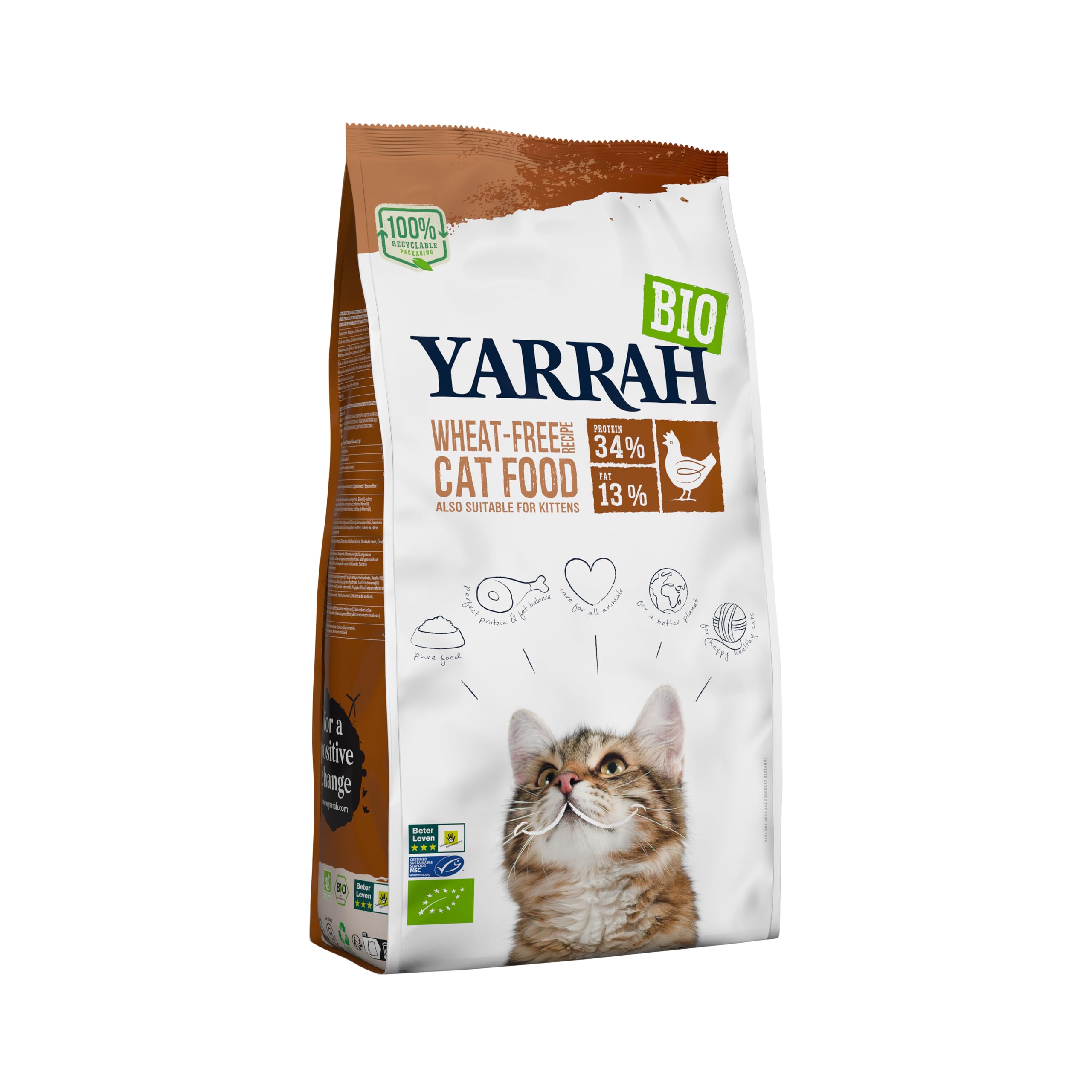 Yarrah Organic Grain Free Dry Cat Food 2.4kg