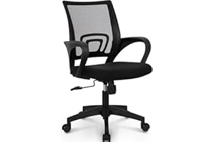 Neo Chair Office Computer Desk Chair Gaming-Ergonomic Mid Back Cushion Lumbar Support with Wheels Comfortable Blue Mesh Racin