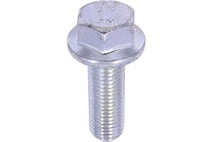 U-TURN FASTENERS, INC. U-Turn Fasteners Flange Bolt - M10-1.25 x 30 mm Flange Bolts Flanged Hex Screws, JIS B1189, Non Serrated Strong & Reliable Zinc Made Frame Bolts Ensures Durability | (Pack of 5)