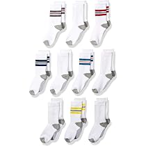 Amazon Essentials - Calcetines de gimnasio de algodón para niños ...