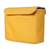 peacechaos Men's Lightweight Vintage Waterproof Canvas DSLR SLR Shockproof Camera Shoulder Messenger Bag Sling bag (Yellow)