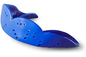 SISU Aero Small Mouthguard, Royal Blue - 1.6mm Thin - Custom-Molded Fit - Slim Design - Remoldable Up to 20 Times - for Team Sports - Non Toxic