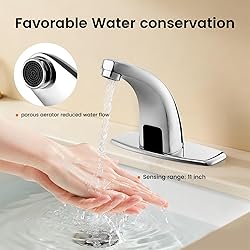 Touchless Bathroom Sink Faucet，Automatic Motion