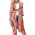 Breezy Lane Kimonos for Women Swimsuit Coverups Beach Cover Up Swimwear Cardigan Summer