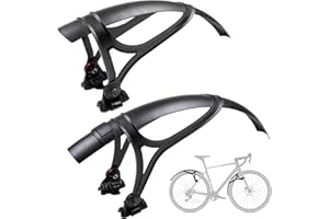 Zefal Shield G50 Gravel & Road Bike Mudguard Set – Full-Coverage Adjustable Fenders for 650B/700C Wheels, 48mm Max Tire Width, MD-Strap Mounting & Frame Protection