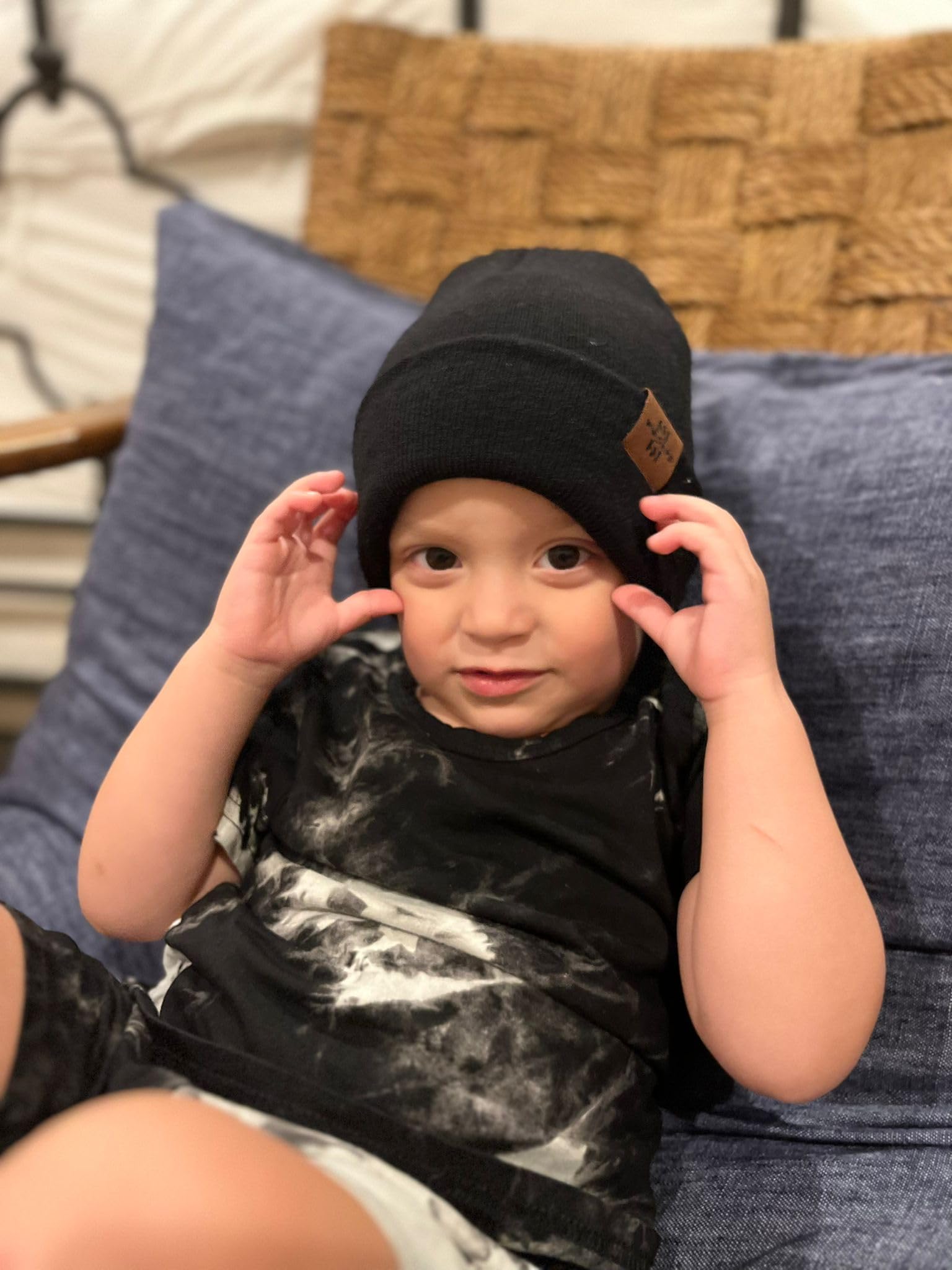 Wmcaps Toddler Baby Kids Winter Beanie, Unique Soft Warm Material Knitted Skull Cap for Boys Girls
