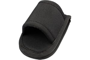 MLYCZONW Nylon Open Top Flashlight Pouch for Duty Belt D Cell Light for Camping Outdoor Use