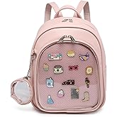 CHERRY SAUCE Kawaii Backpack PU Leather Ita Bag Aesthetic Cute Purse Pin Display