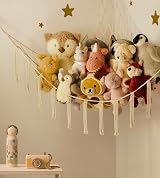 mirolam Stuffed Animal Storage Hammock 41x41x55 Large Plush Organizer view 7