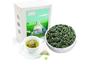 KAHZH Anxi Tie Guan Yin Oolong Tea - 16 Bags Chinese Green Tea Bag Tieguanyin Tea Iron Goddess Oolong Tea Bags Fujian High Mountain Wu Long Green Tea 48g/1.7oz 安溪铁观音茶叶