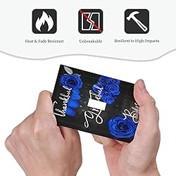 Spshian Light Switch Cover Blue Rose Thankful