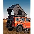 BAMACAR Naturnest Rooftop Tent Hard Shell 2-3 Person Nature Nest Roof Top Tent Hardshell For Jeep SUV Van Pickup Truck Vehicle Trailer Car Camping Hard Top Claim Shell Overland Car Roof Rack Top Tents