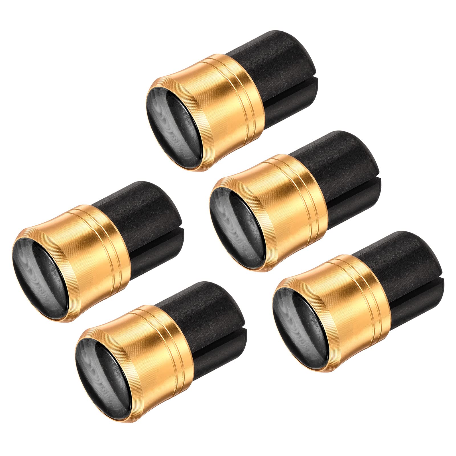 PATIKIL 17mm Dia Fishing Rod End Cup, 5Pcs Plastic Protector for Rod Building Repairing