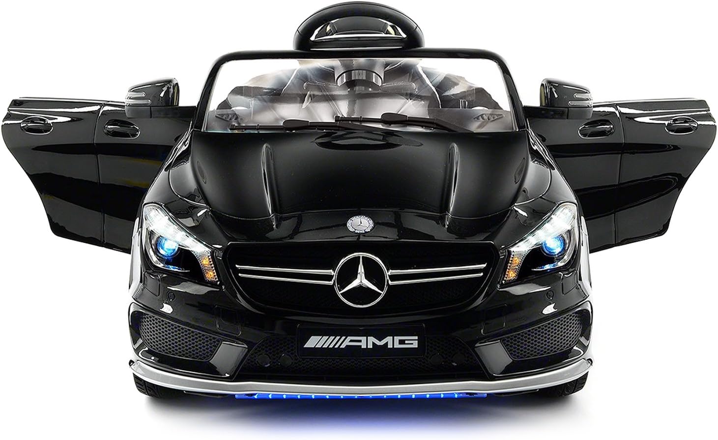 2018 Mercedes Benz CLA 12V Powered Ride On Motorized Toy Car Wheels w/ Remote, Leather Seat, LED Lights