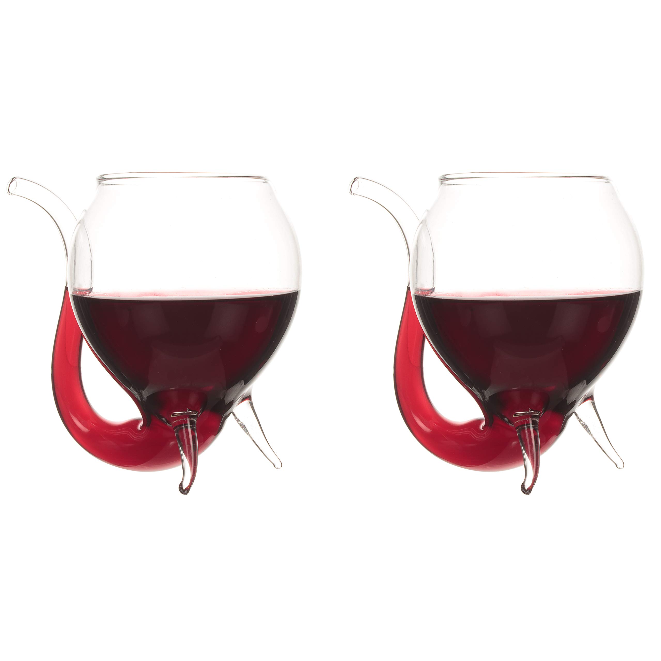 CKB LTD Wine Port Sippers Sipping Glasses Pack of 2 Wino SIPPO Large Size 250ml Glassware Gift Set