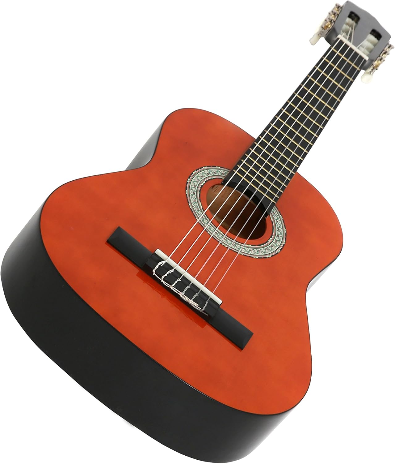 Juan Miguel Navarrez concert guitar - classical guitar - 4/4 honey - natural - starter set - incl. bag, plectrums, book, tuner - Image 3