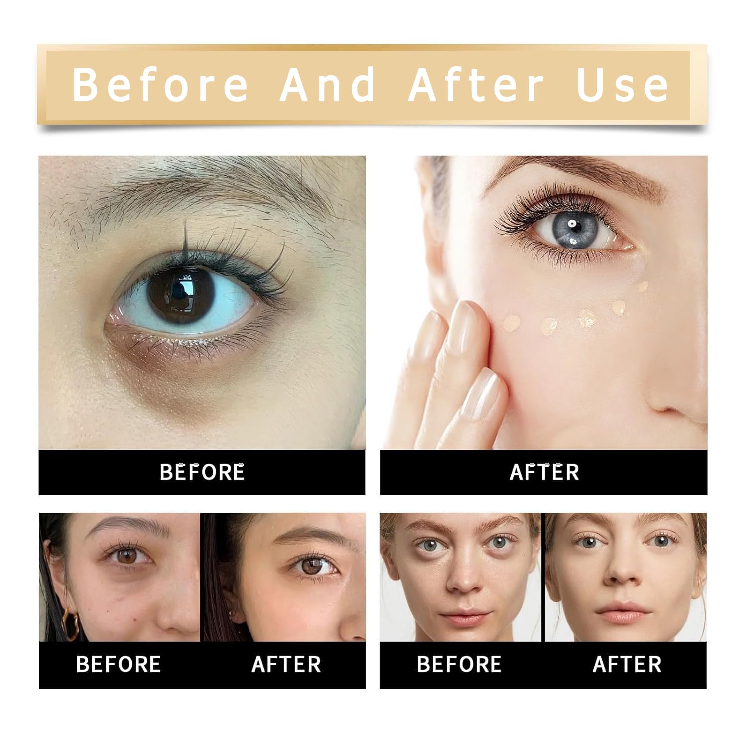 Photo 1 of Eye Serum With Peach Undertone (Natural color, 1pcs)