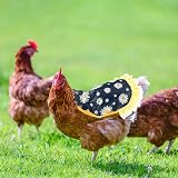 NQEUEPN 9pcs Chicken Saddle Hen Apron Waterproof Printed Poultry Back Feather view 6