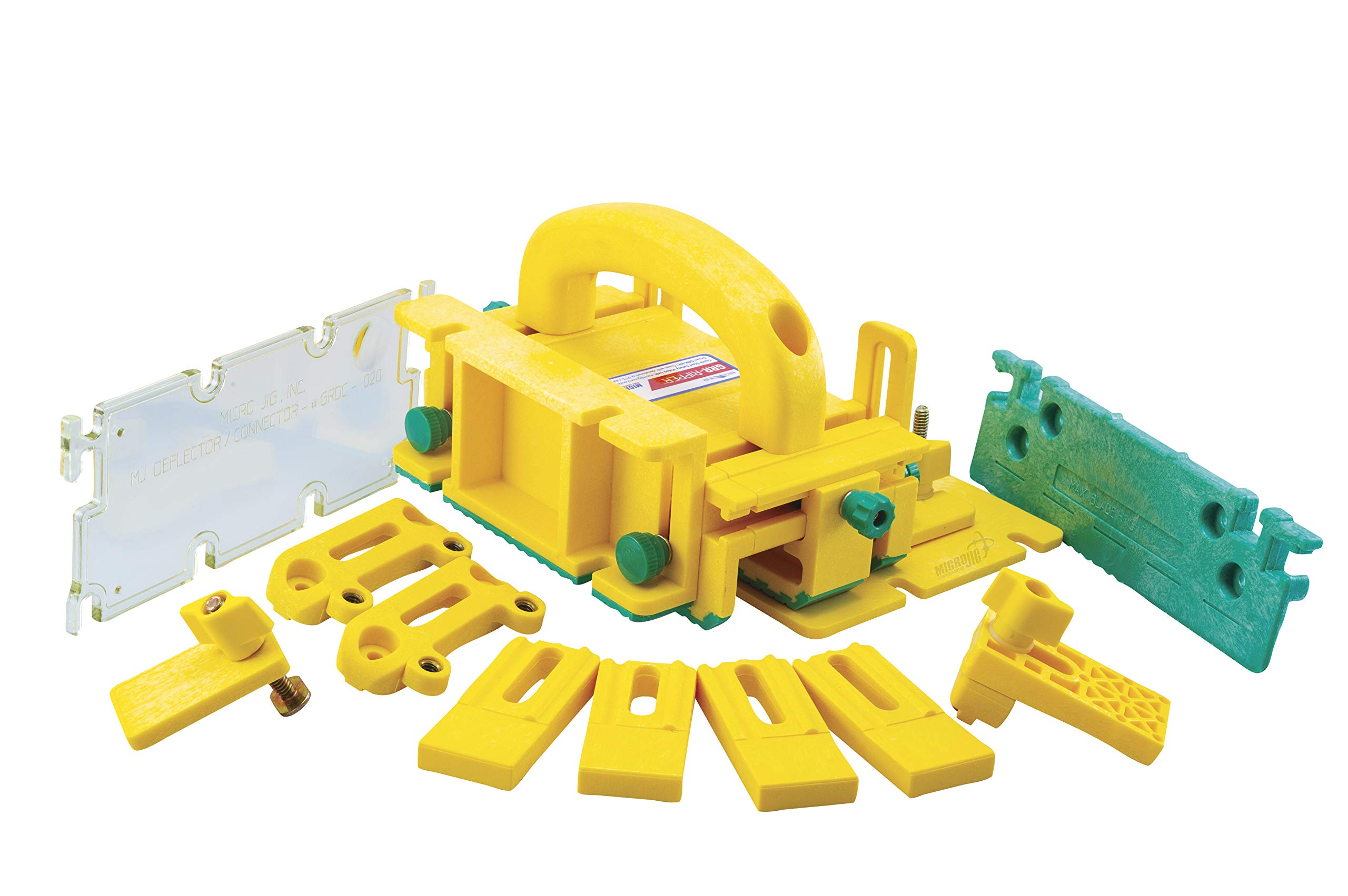 MICROJIG GRR-Ripper GR-281 Complete 3D Pushblock System, Yellow