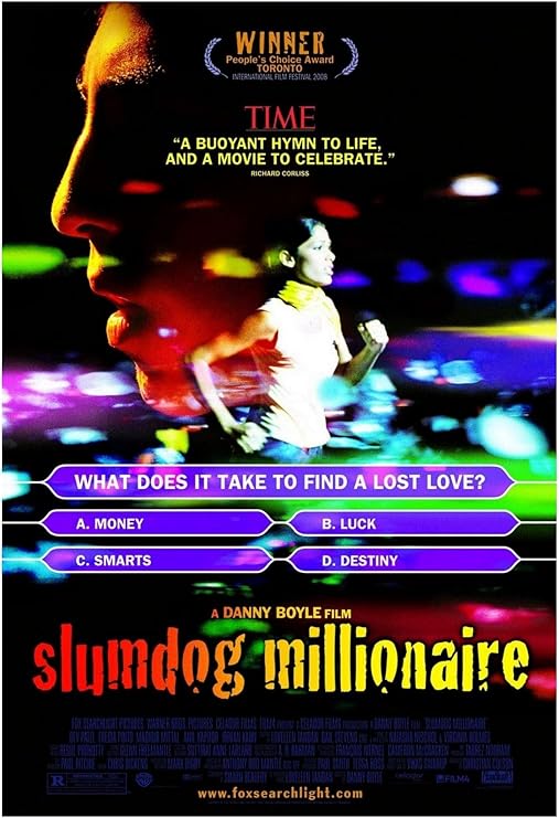 Amazon Com Slumdog Millionaire Movie Poster 24 X 36 Inches Full Sized Print Unframed Ready For Display Posters Prints