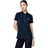 Brooks Brothers Womens Short Sleeve Cotton Pique Stretch Logo Polo Shirt