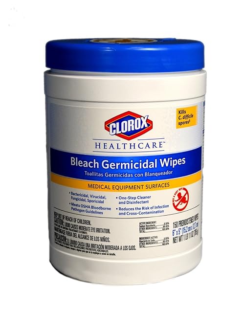 Buy Clorox Clo30577 30577 Healthcare Bleach Germicidal Wipe 150