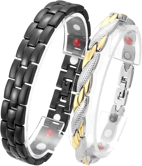 Jovivi Partner 2X Edelstahl Armreif 4in1 Armband