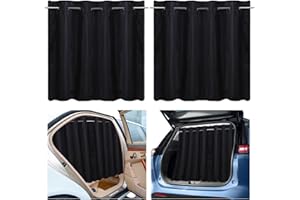 XCBYT Car Window Shades - Upgrade 2 Pack Side Window Sun Shades with Rods for Baby, 99% Light Block Sun Shade for Car Camping, Napping, Sleeping, Breastfeeding, Cloth Changing