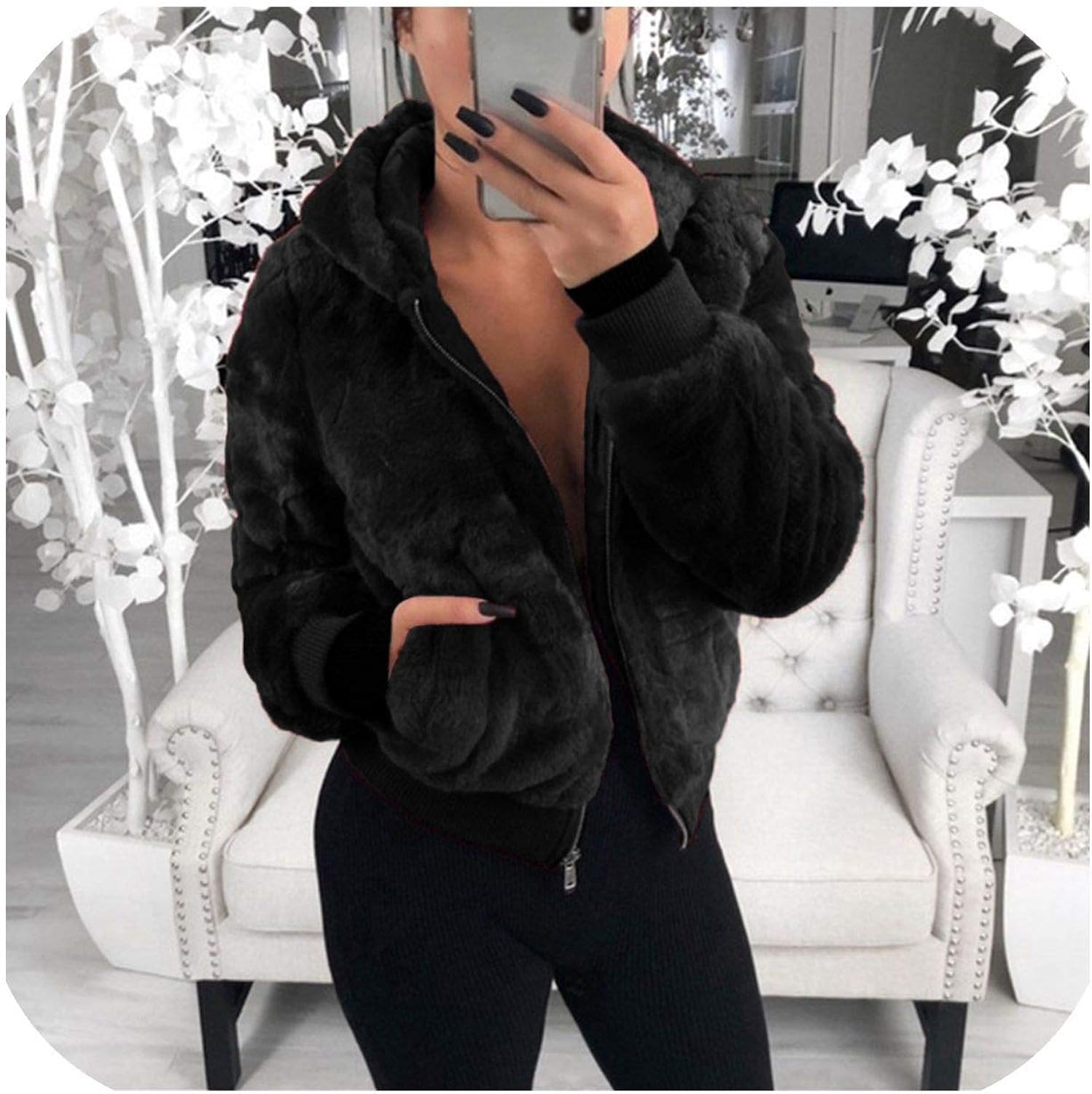 fake fur coats amazon