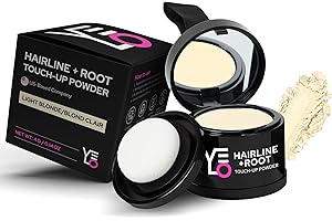 VELO Hairline Powder–LIGHT BLONDE Hair Root Touch Up Powder for Women & Men–Instantly Covers Gray Hair, Thinning Hair & Bald 