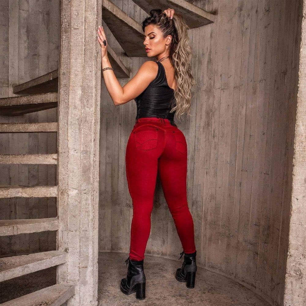 calça vermelha pitbull