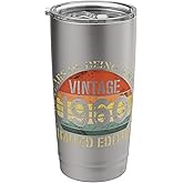 Vintage 1960 Limited Edition 66th Birthday 66 Years Old Stainless Steel Insulated Tumbler