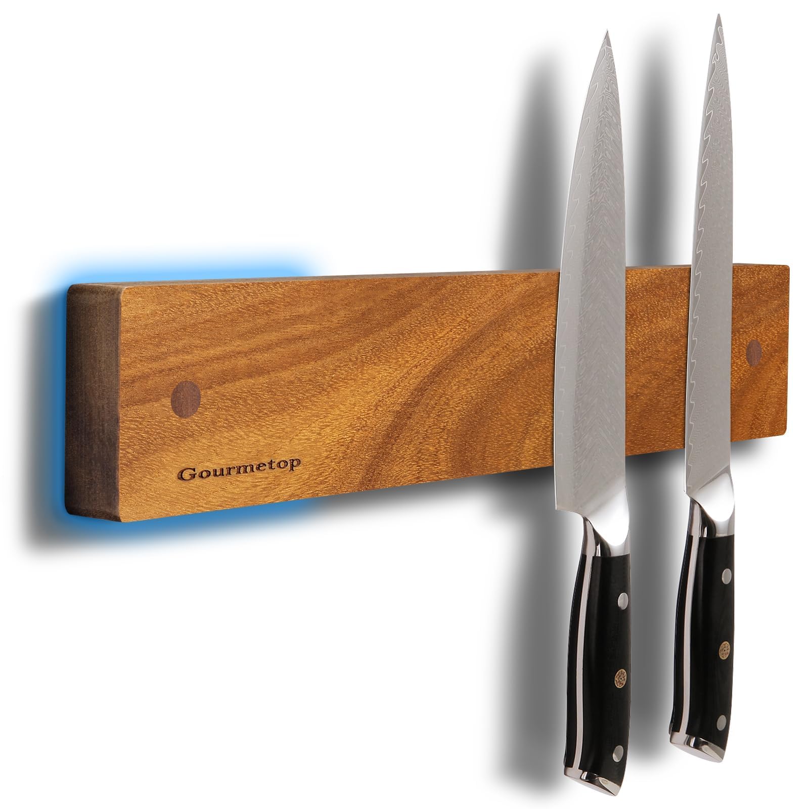 Gourmetop Magnetic Knife Holder for Wall 12", Knife Magnetic Strip No ...