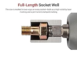 TEKTON 1/2 Inch Drive x 25 mm Deep 6-Point Impact