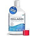 Swedish Nutra - 10,000 mg Hydrolyzed Marine Collagen Liquid Supplement - 500 ml, 20 Day Supply | Hyaluronic Acid, Biotin and Vitamin C to Support Healthy Hair, Skin, Nails and Joints | Sugar-Free