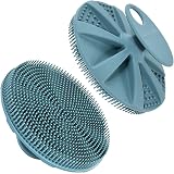 INNERNEED Food-Grade Silicone Body Scrubber Dark Green