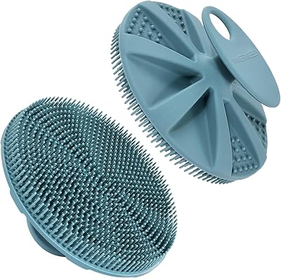 INNERNEED Food-Grade Silicone Body Scrubber Dark Green