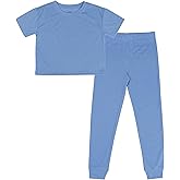 Fruit of the Loom girls Relaxing Comfort Loose Fit 2-piece Pajama Set