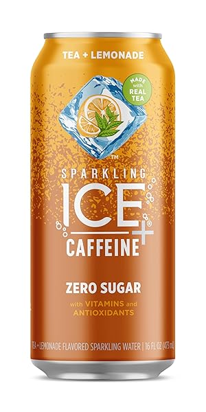 SPARKLING ICE CAFFEINE, TEA + LEMONADE SPARKLING WATER...