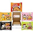 Samyang Buldak Hot Spicy Chicken Ramen Noodle Korean Stir-Fried Ramen (5, Carbonara, Cheese, Jjajjang, Original, Tom Yum)