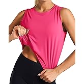 Dragon Fit Womens Ice Silk Workout Tank Tops Sleeveless Cropped Yoga Shirt for Running Gym Summer