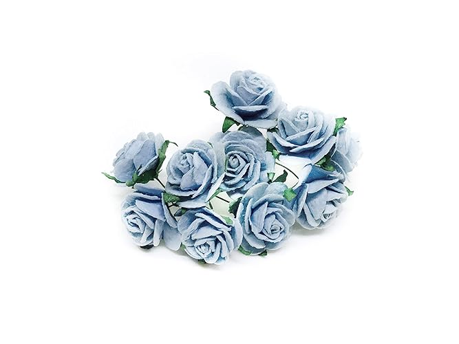 Amazon Com 1 Blue Mulberry Paper Roses Mulberry Paper Flowers Amazon Com 1 Blue Mulberry Paper Roses Mulberry Paper Flowers